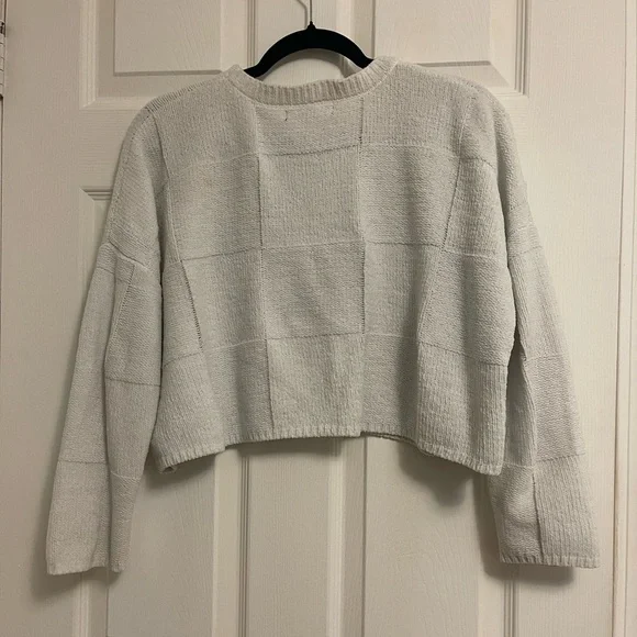 moon & madison Textured Cream Sweater - Picture 3 of 5